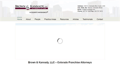 Desktop Screenshot of brownlegal.com